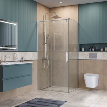 Душевой уголок BELBAGNO SOFT_CLOSE-1-AH-1-100/90-C-Cr