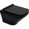 Подвесной безободковый унитаз BELBAGNO SELA BB3201CHR-MB