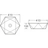 Раковина BELBAGNO BB1344A