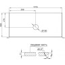 Тумба Rovere Galifax Bianco 100 см BELBAGNO KRAFT KRAFT-1000-2C-SO-RGB